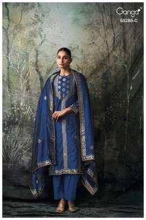 Ganga samci 5285 princess wholesale dress materials hyderabad telangana